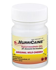 HURRICAINE TOPICAL ANESTHETIC GEL CHERRY