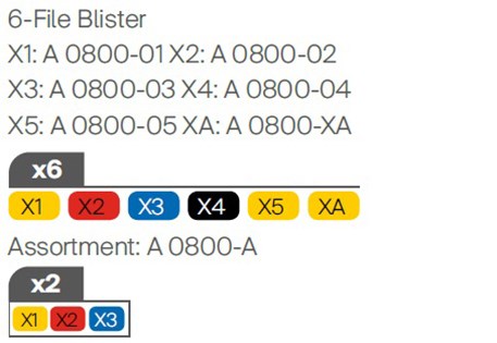 PROTAPER NEXT ASS X1-X2-X3 FILE STERIEL 31MM 6ST