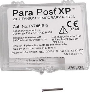 PARAPOST TEMP TITANIUM P746-5,5 PAARS