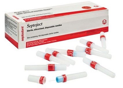 SEPTOJECT NLD 30G LONG 0,3X25MM BLAUW 100ST 0430T