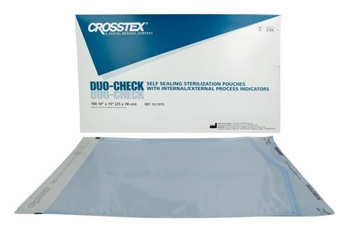 STERILISATIEZAK SELFS 250X380 CROSSTEX 100ST ZIE 660015