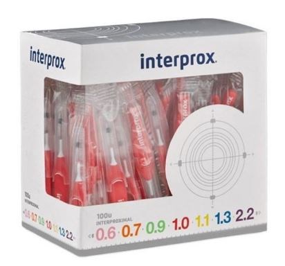 INTERPROX DENTAID ROOD CONICAL 2-4MM 100ST 31451