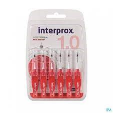 INTERPROX DENTAID ROOD CONICAL 2-4MM 6ST 31195