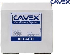 VACUFORMER CAVEX BLEACH SHEETS 25ST 1MM VT022