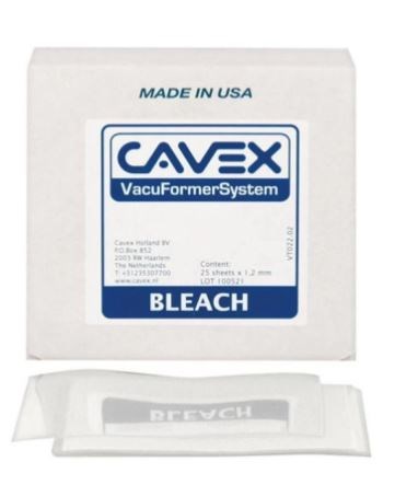 VACUFORMER CAVEX BLEACH SHEETS 25ST 1MM VT022