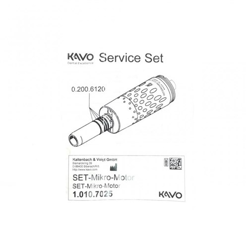 KAVO MICROMOTOR O-RING SET 1.010.7025