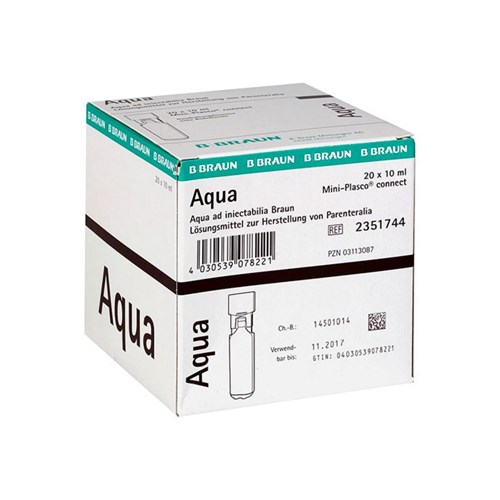 BRAUN NACL 0,9% FYS. ZOUTOPLOSSING AMPULLEN 20X10ML