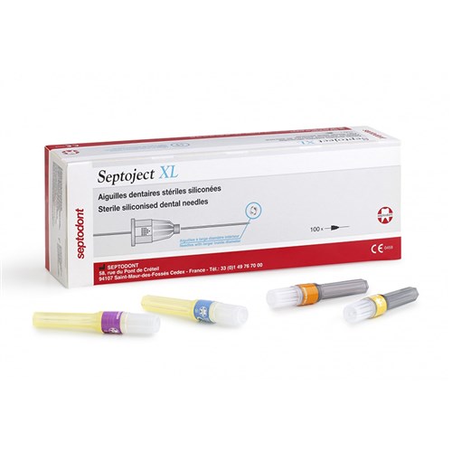 SEPTOJECT NLD XL 27G LONG 0,4X35MM GEEL 100ST 12407W